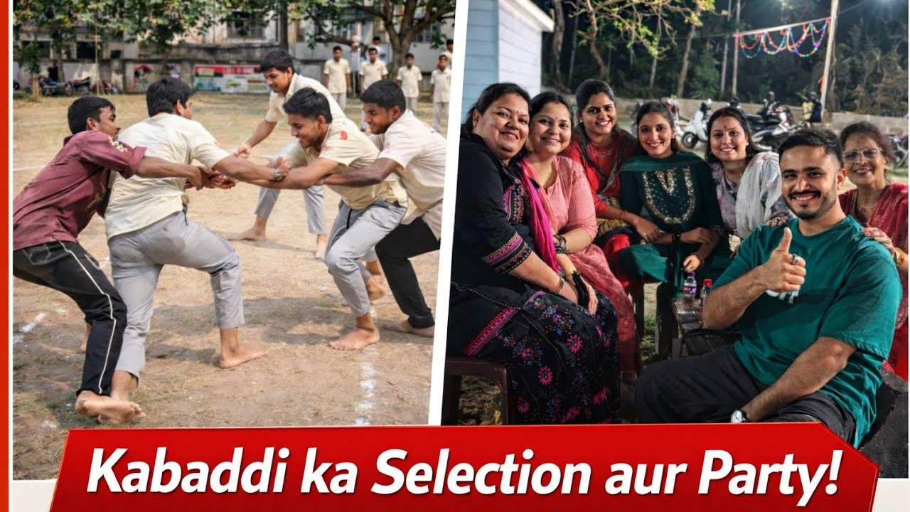 Ground Se Party Tak – Kabaddi Selection 🔥