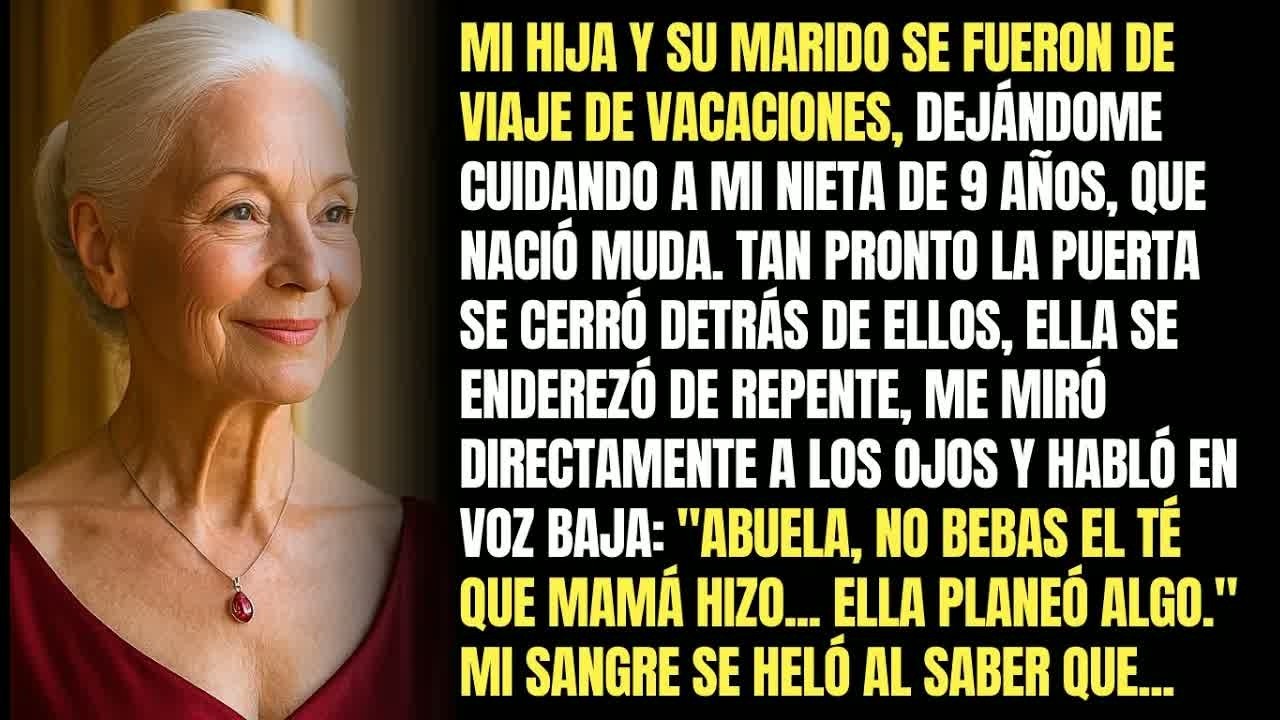 Mi Nieta ＂Muda＂ Habló Tan Pronto Mi Hija Y Su Marido Salieron  Lo Que Ella Dijo Salvó Mi Vida