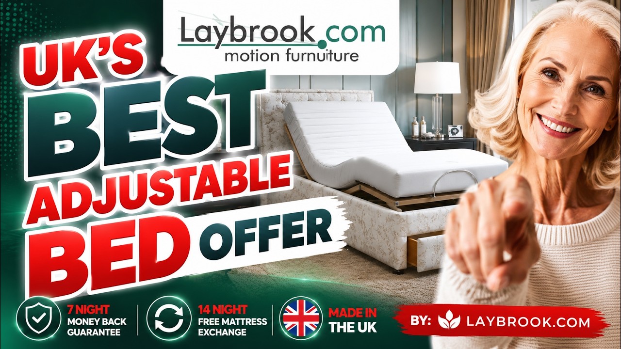 LIMITED TIME: FREE Mattress with UK's Best Adjustable Bed!