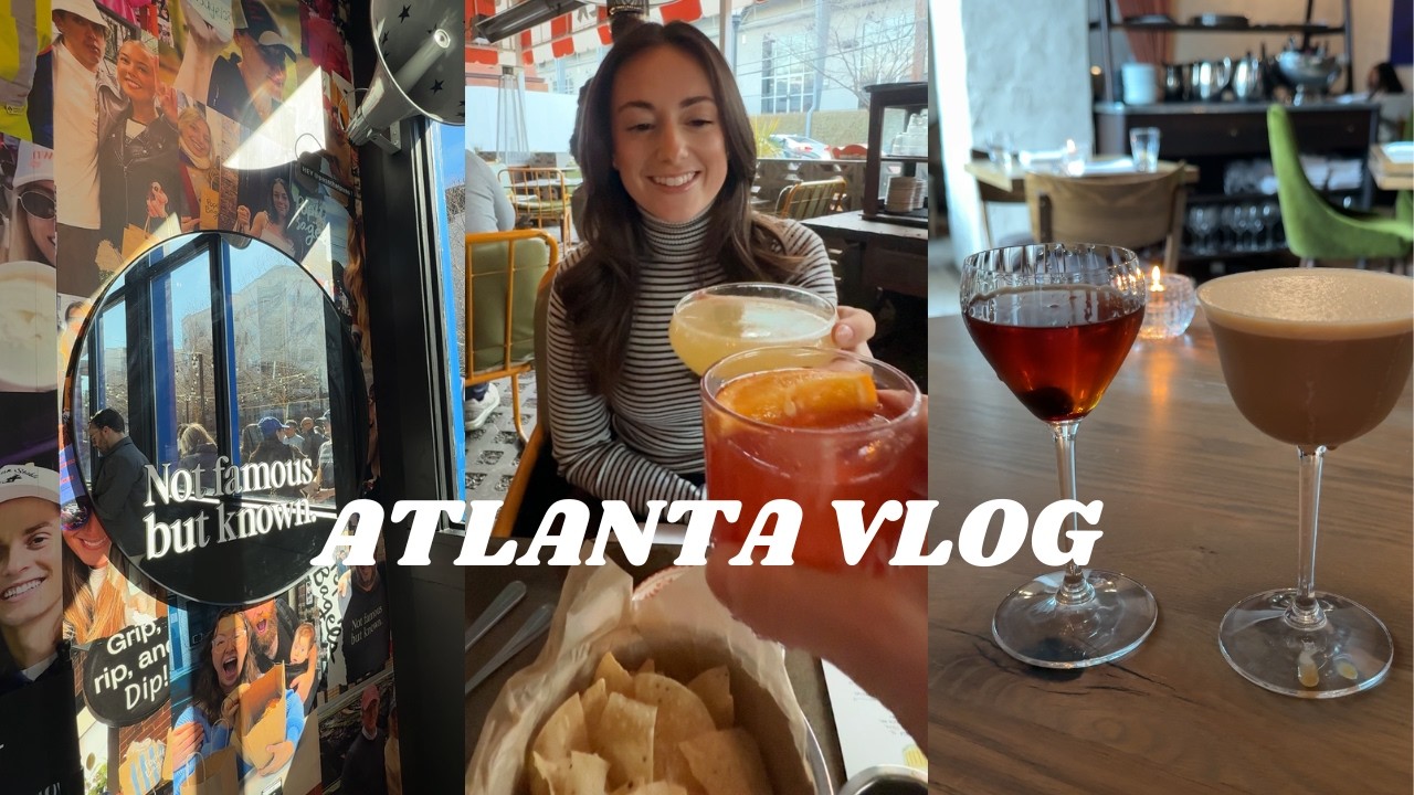 WEEKEND VLOG: living in Atlanta, trying new restaurants, Super Bowl