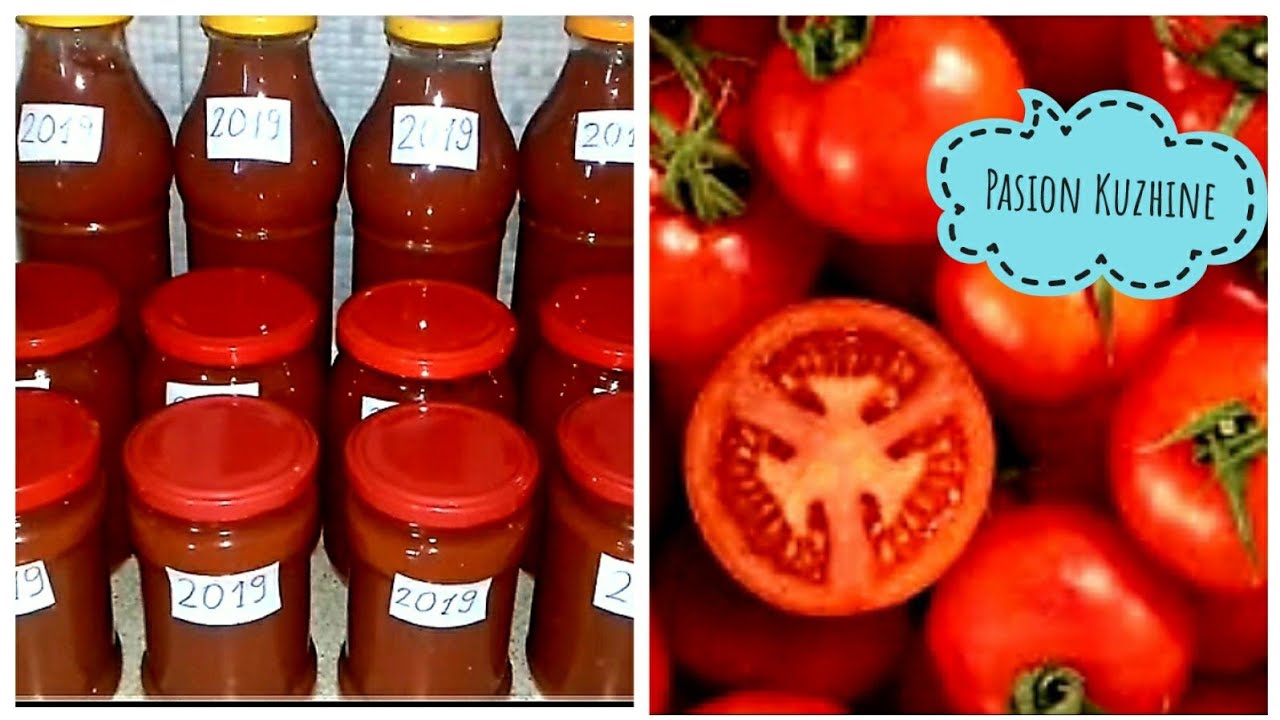 Si te Bejme Salce Domate pa Konservant - How to make tomato sauce at home