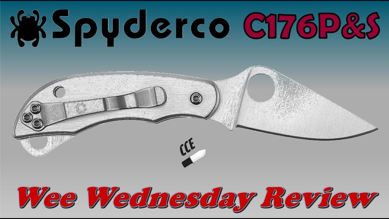 Review of the Spyderco C176P&S CLIPITOOL - Dual Blades: Plain and Serrated
