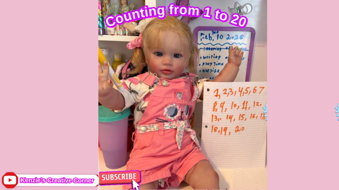 Ep 15  Zoe’s Day At Kindergarten - Counting From 1 to 20!! 