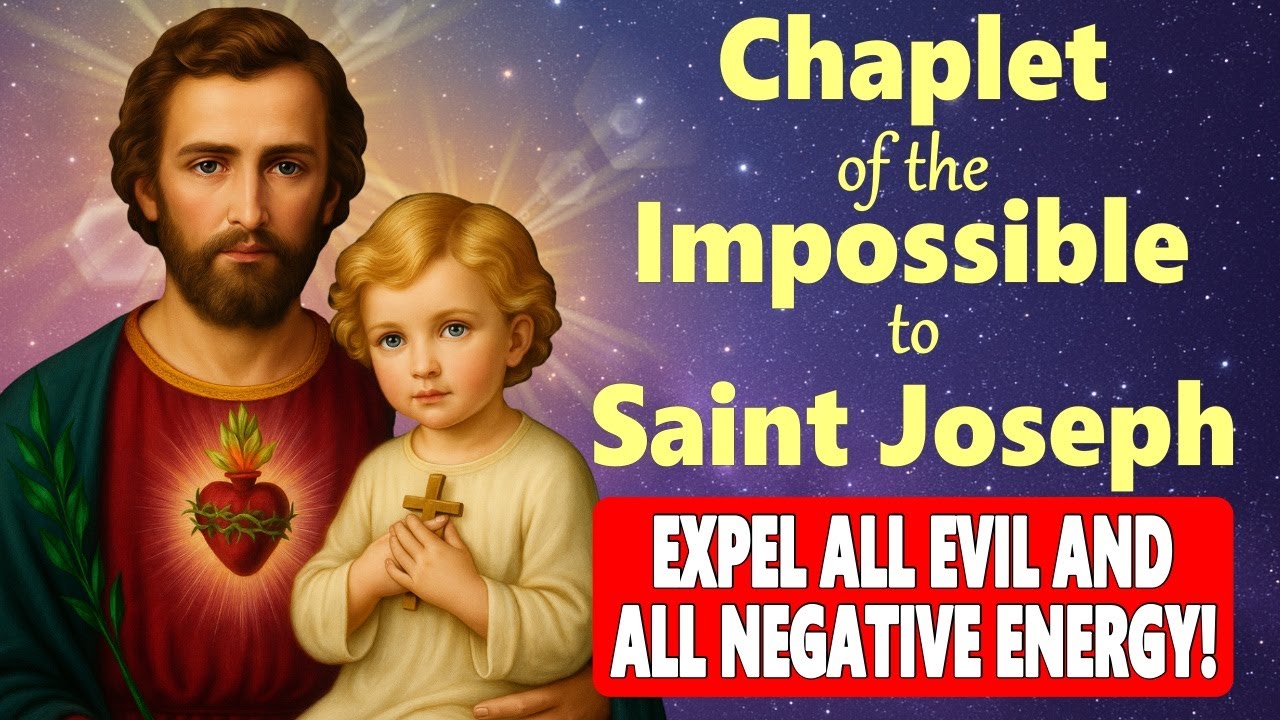 💖 Chaplet of SAINT JOSEPH – Powerful Protection Against All Evil and Negative Energy
