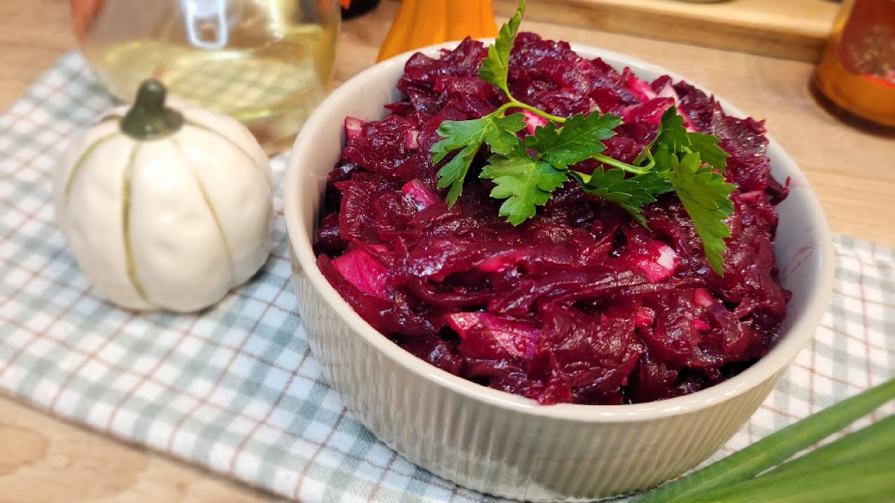 Przepis na pyszne buraczki z cebulką do obiadu