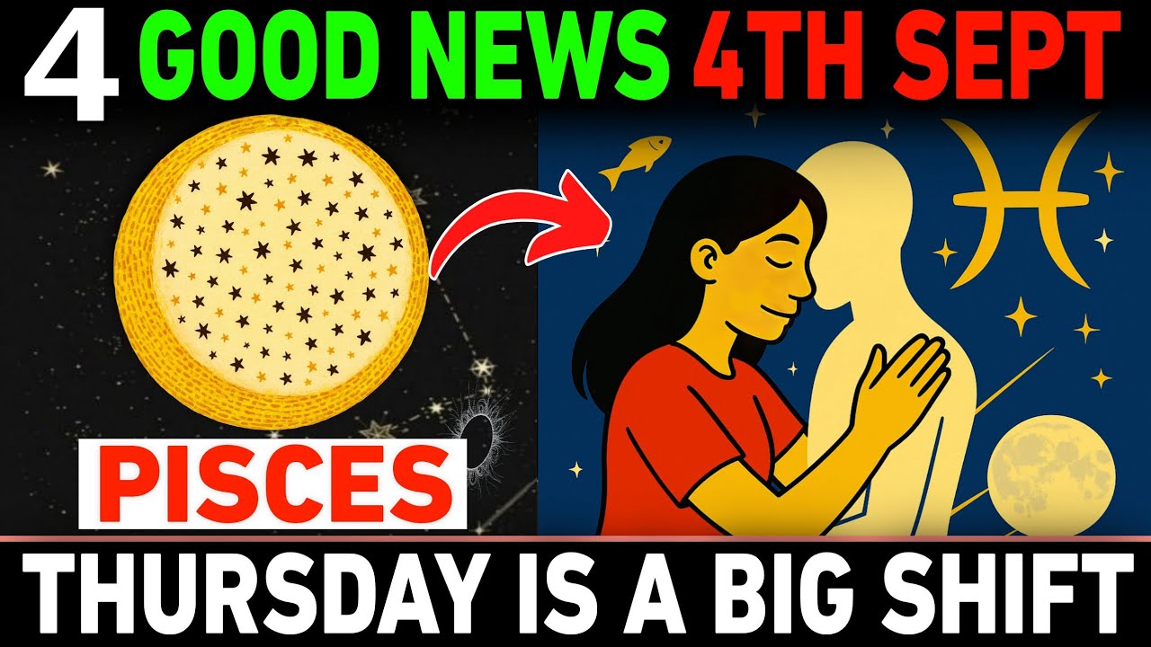 Pisces ♓ September 4, 2025 — 4 BIG Good News Shifts That Will Change Your Life Forever!