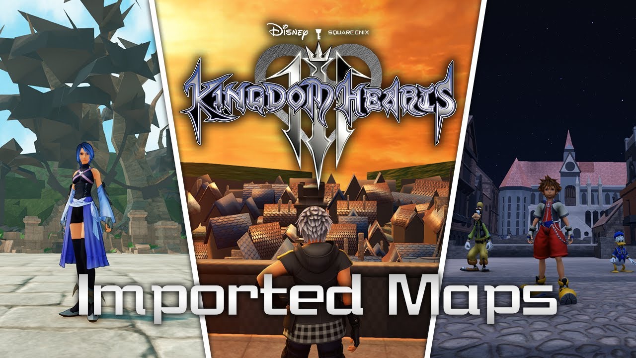 KINGDOM HEARTS III - Visiting worlds from other Kingdom Hearts games! [Imported Maps]