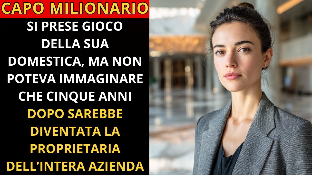 IL CAPO MILIONARIO DERISE LA SUA DOMESTICA ma dopo 5 ANNI lei divenne la PADRONA dell&rsquo;INTERA AZIENDA