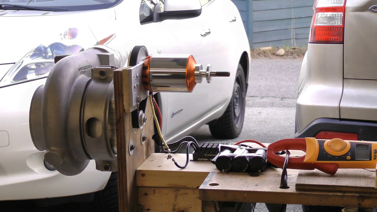 Turbocharger compressor electric drive experiments - Part 1