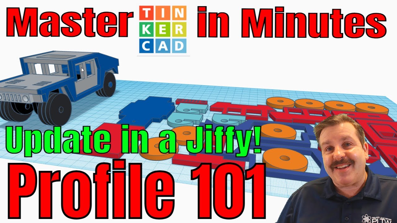 Super Smart Tinkercad Profile Steps | Master Tinkercad in Minutes
