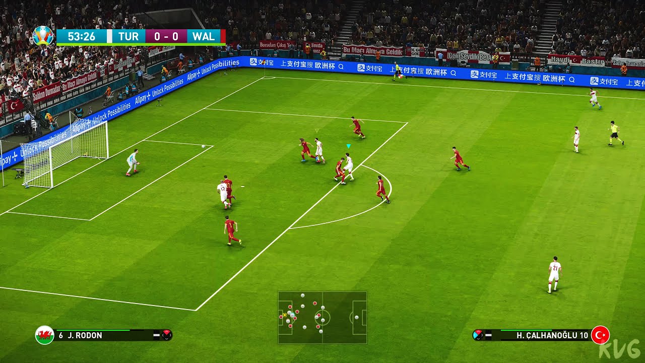 eFootball PES 2021 - Turkey vs Wales - UEFA EURO 2020 Gameplay (PS5 UHD) [4K60FPS]