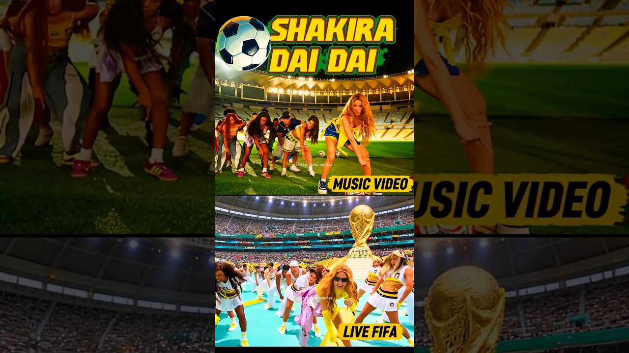Shakira Dai Dai Music Video vs Live FIFA World Cup 2026 Opening Ceremony (Unreal Transformation!)