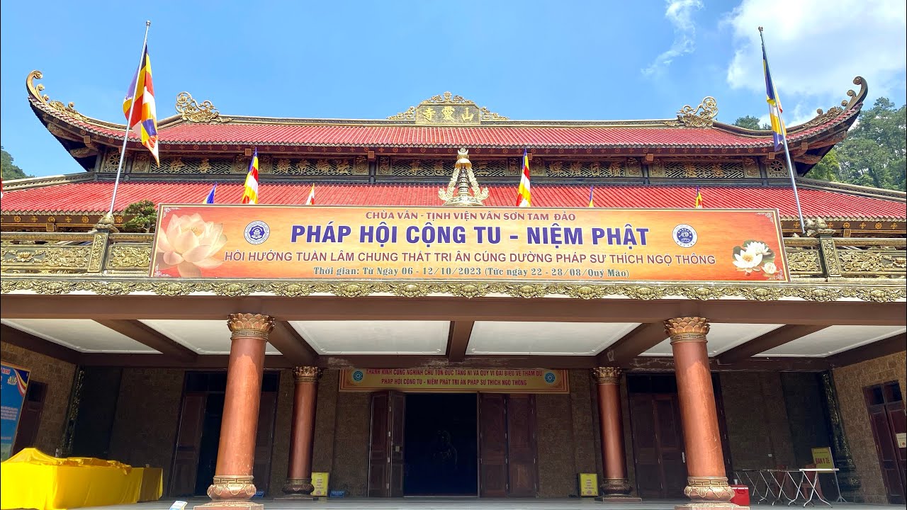 THỜI KHOÁ NIỆM PHẬT- TẠI TỊNH VIỆN VÂN SƠN- TAM ĐẢO- VĨNH PHÚC NĂM 2023