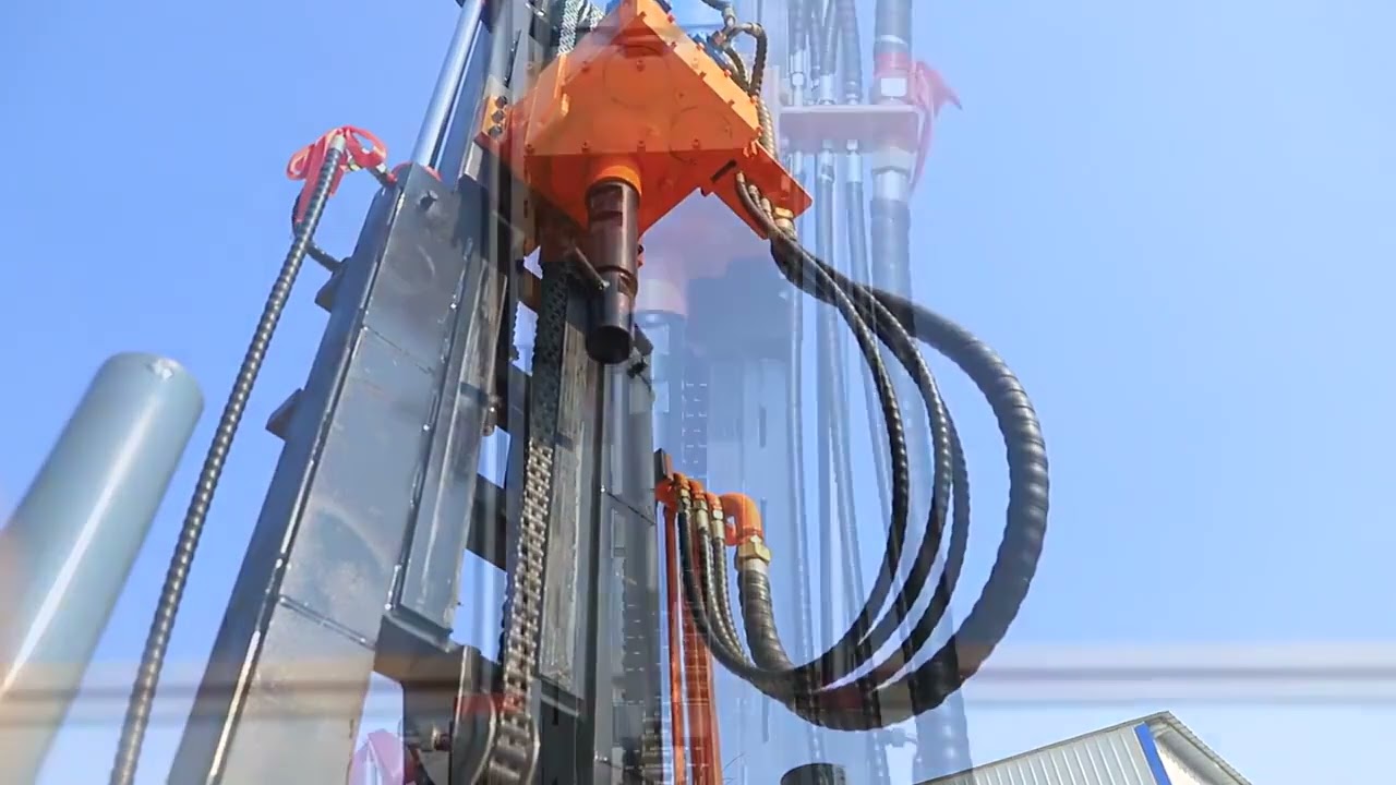 DTH Hammer Powerful Water Well Drilling Rig for Medium Depth Boreholes