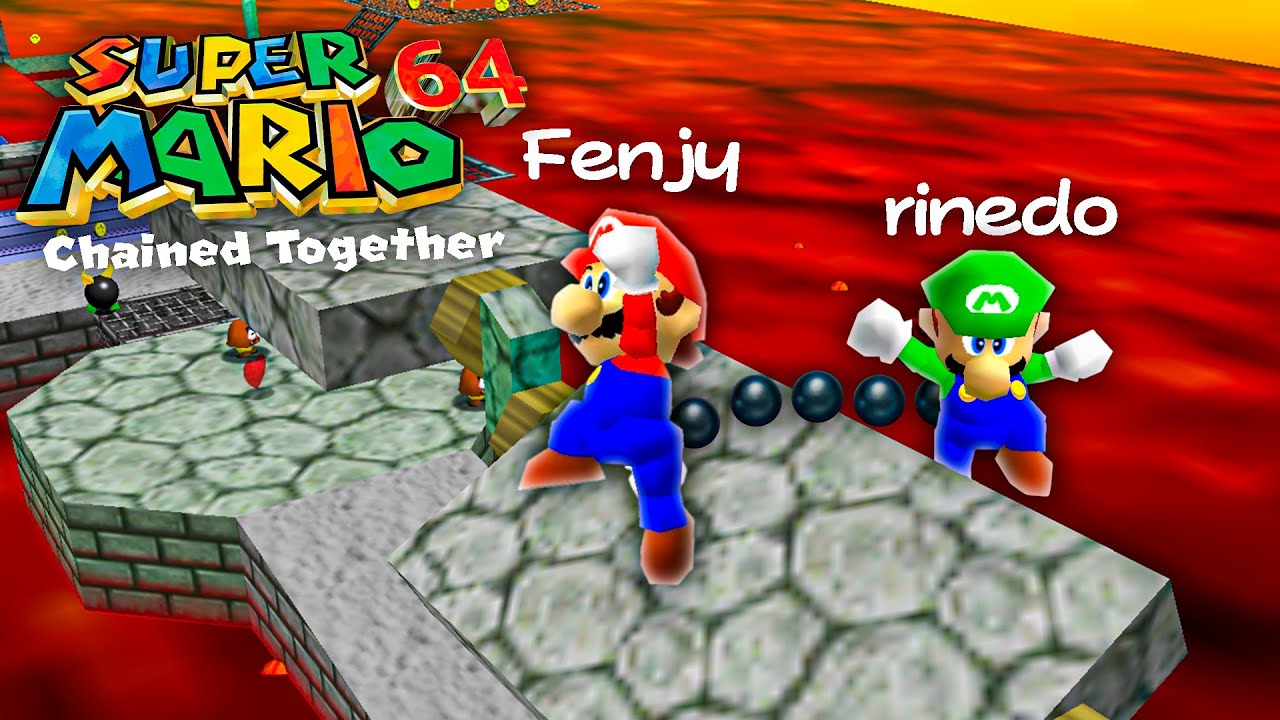 Mario 64 Chained Together mit @RinedoTV