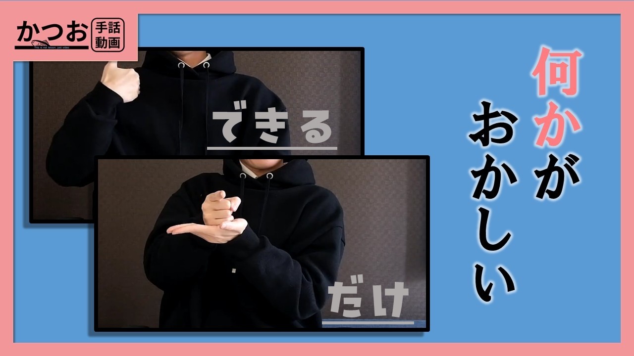 手話で「できるだけ」って？？ | #280