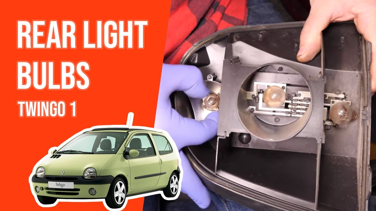 How to replace the rear light bulbs Twingo mk1 💡