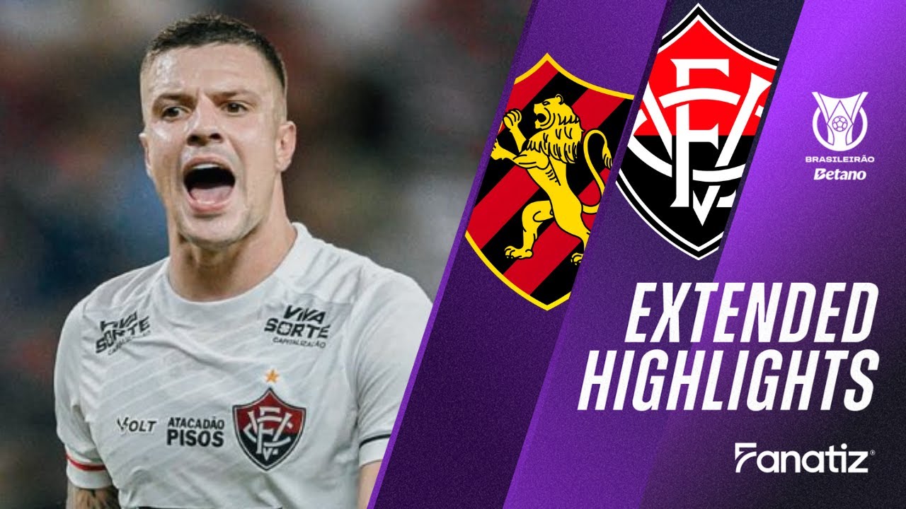 Sport Recife vs Vitoria 1-3 | Game Highlights | #Brasileirao2025