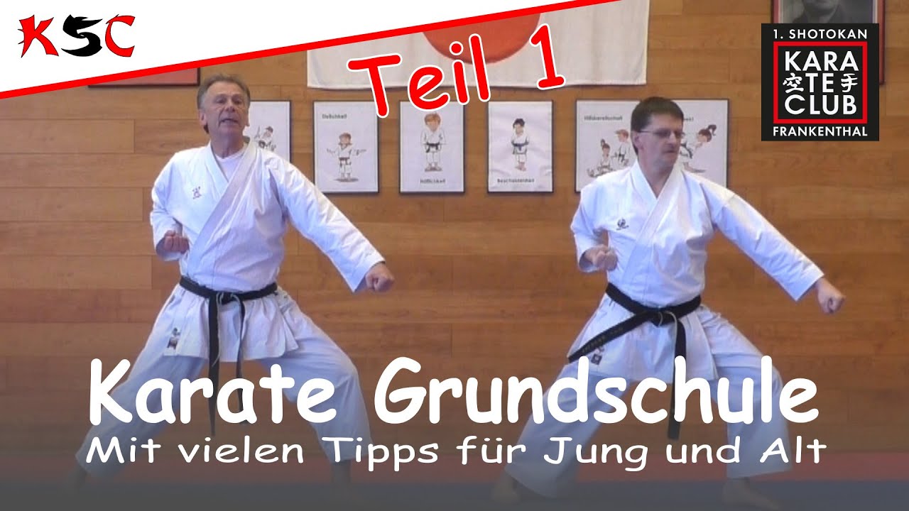 #Karate #KSC #Frankenthal - Karate Grundschule - mit vielen Tipps für Jung und Alt. Teil 1.