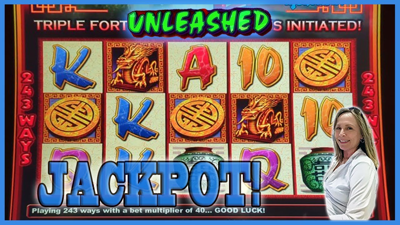 Rare 5 Symbol Handpay! Triple Fortune Dragon Unleashed