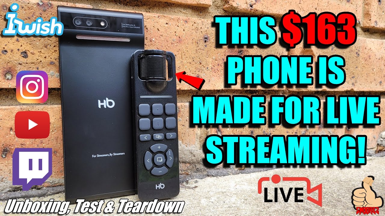 This $163 HUIBO HB01 Smartphone comes with a Remote Control to make Live Streams 