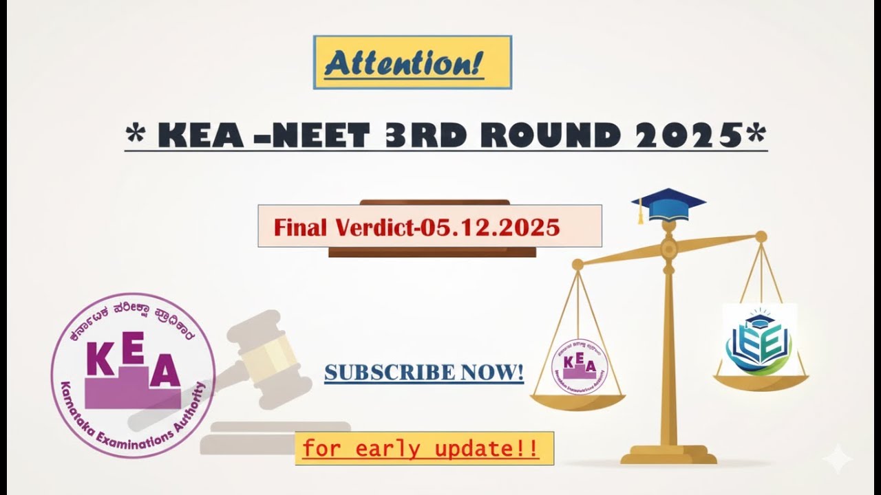 Important update!! KEA- NEET Case-Judgment Day!