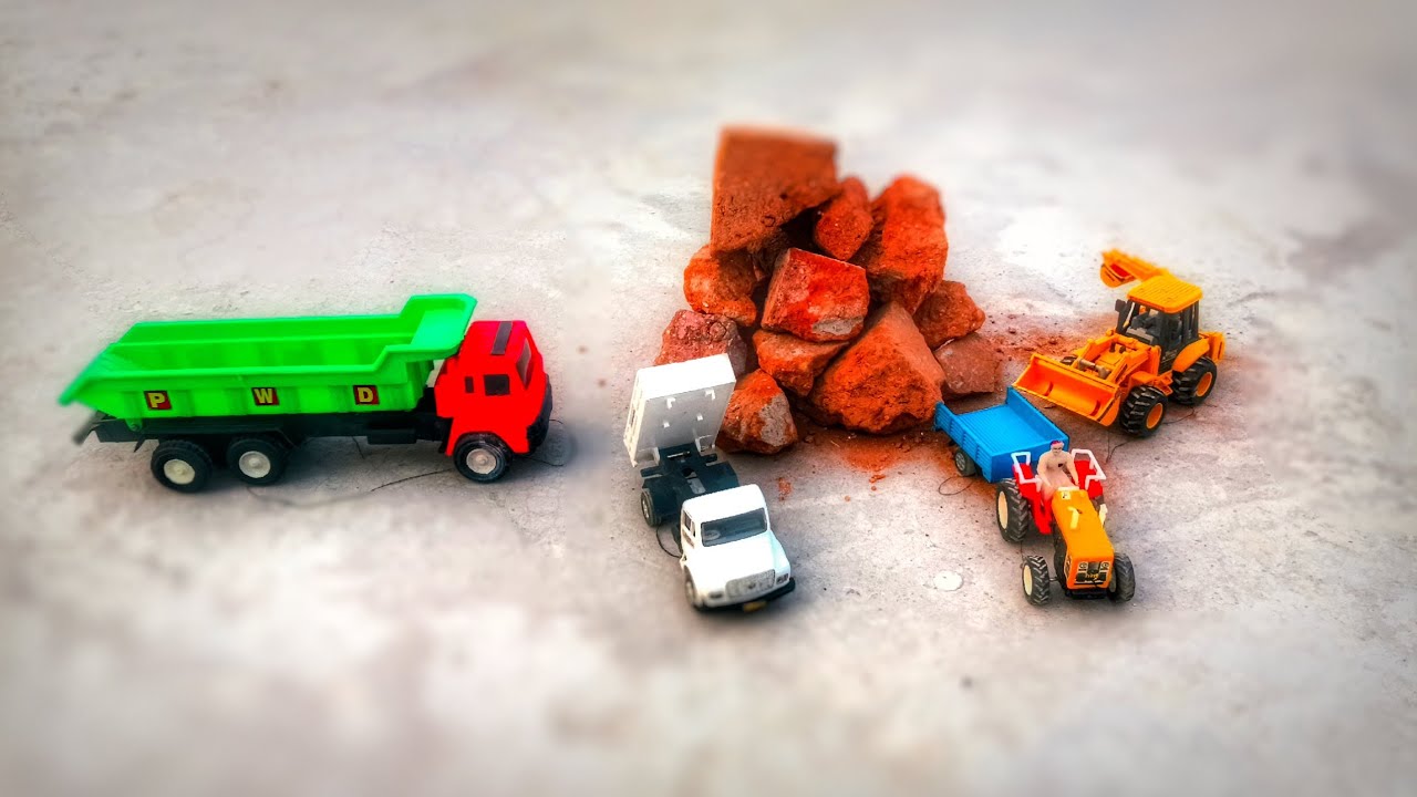 Tractor loading And Track loading And Track Dumper loading All Pulling 2 mini video 😍and ETA loading