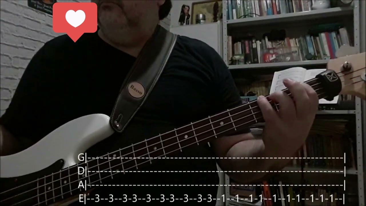 Talking Heads - Burning Down The House (#basscover with tabs)