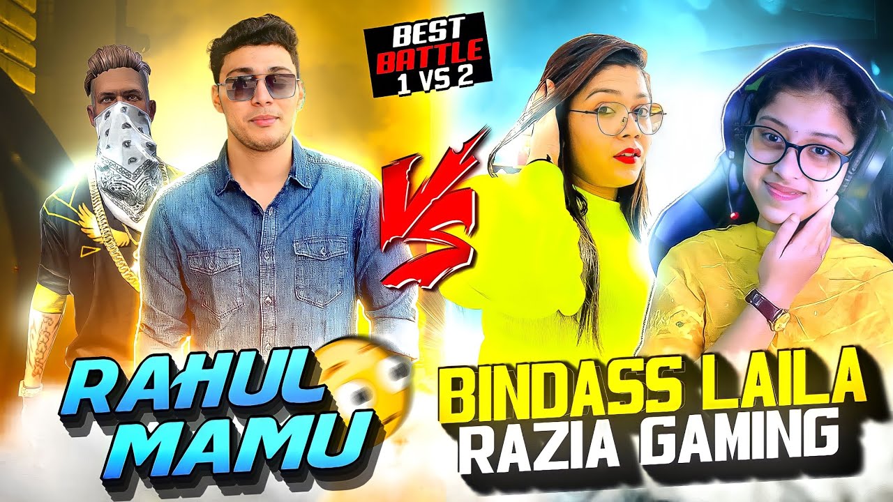 Two Cute Youtuber @Gaming With Laila & Razia Gaming Challenge me For 1vs2😡Fïr dikhya ÖneTap