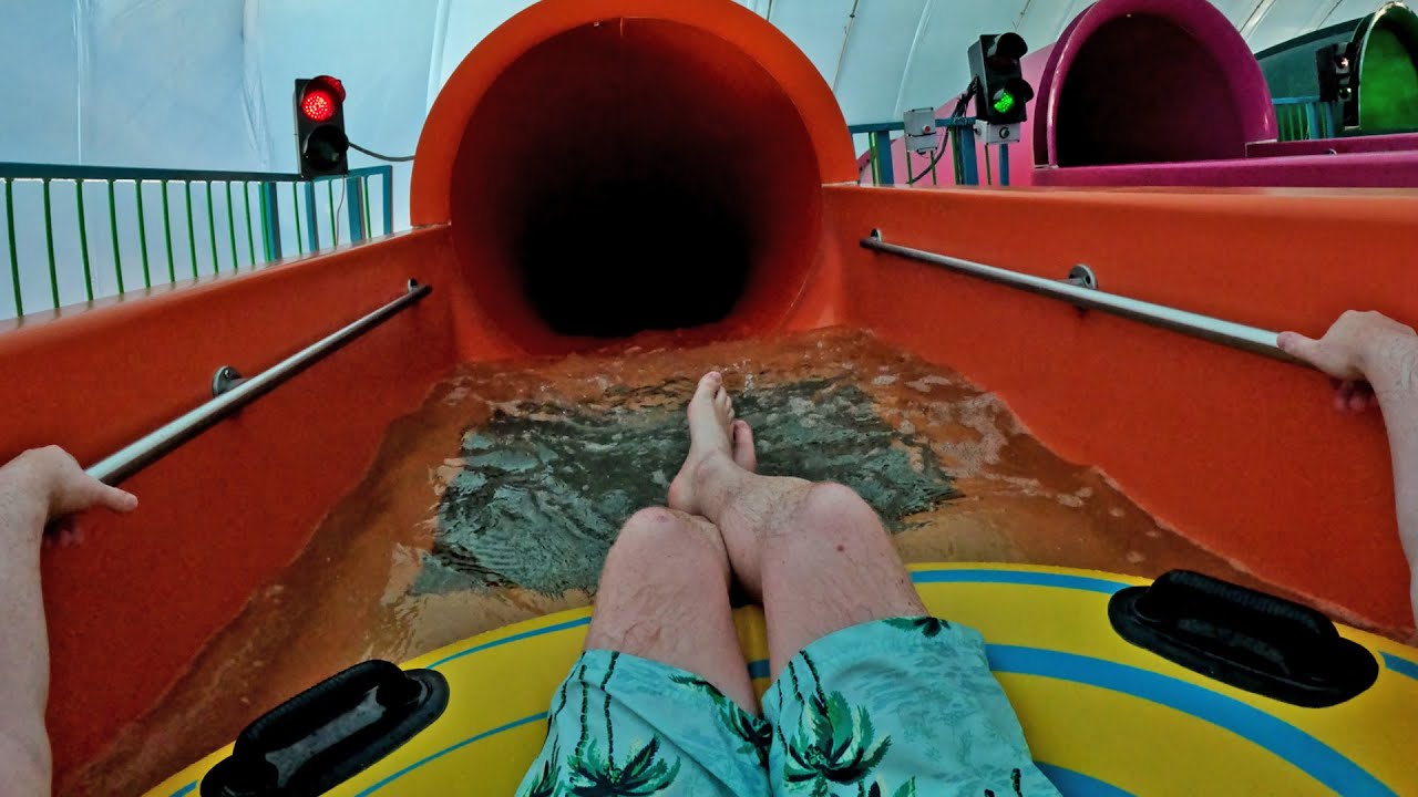 Orange Tube Slide at Fallsview | Niagara Falls Canada