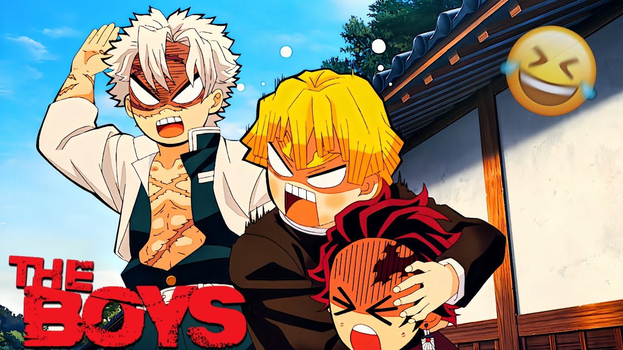 ZENITSU & TANJIRO Train With SANEMI | Demon Slayer Funny & Badass Moments in Hindi 🔥