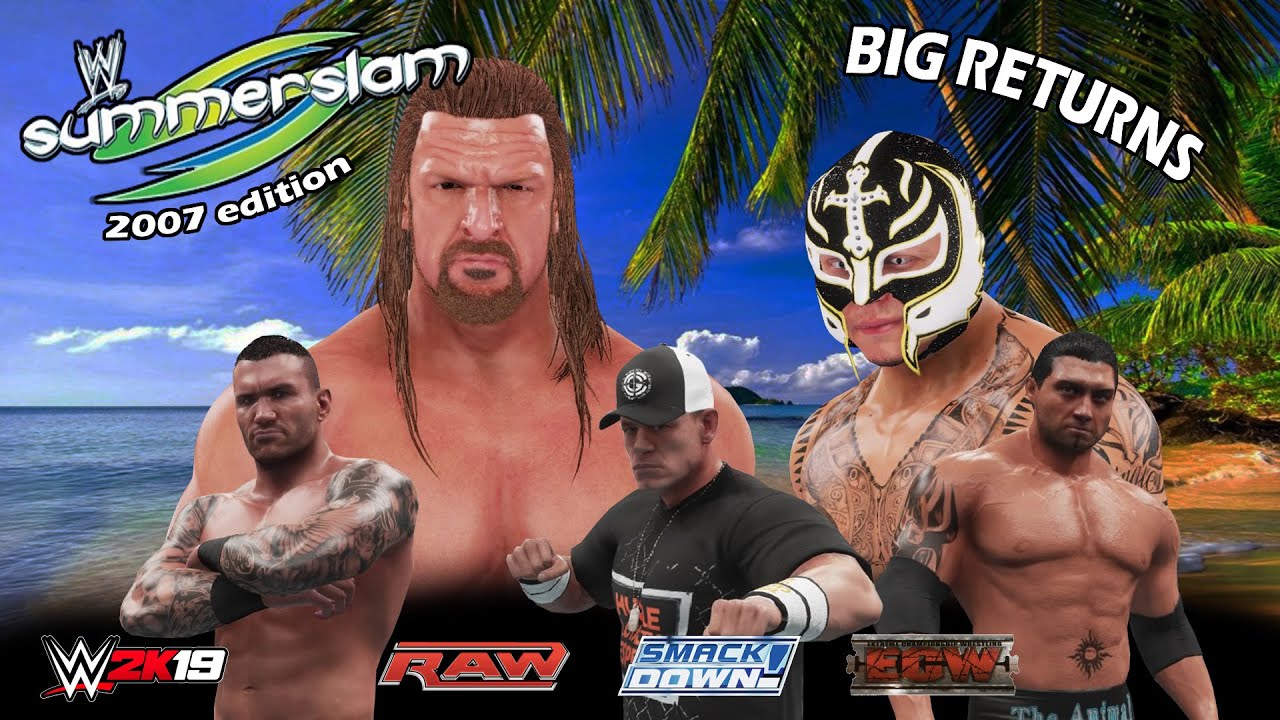WWE 2K19 SUMMERSLAM 2007 HIGHLIGHTS HD