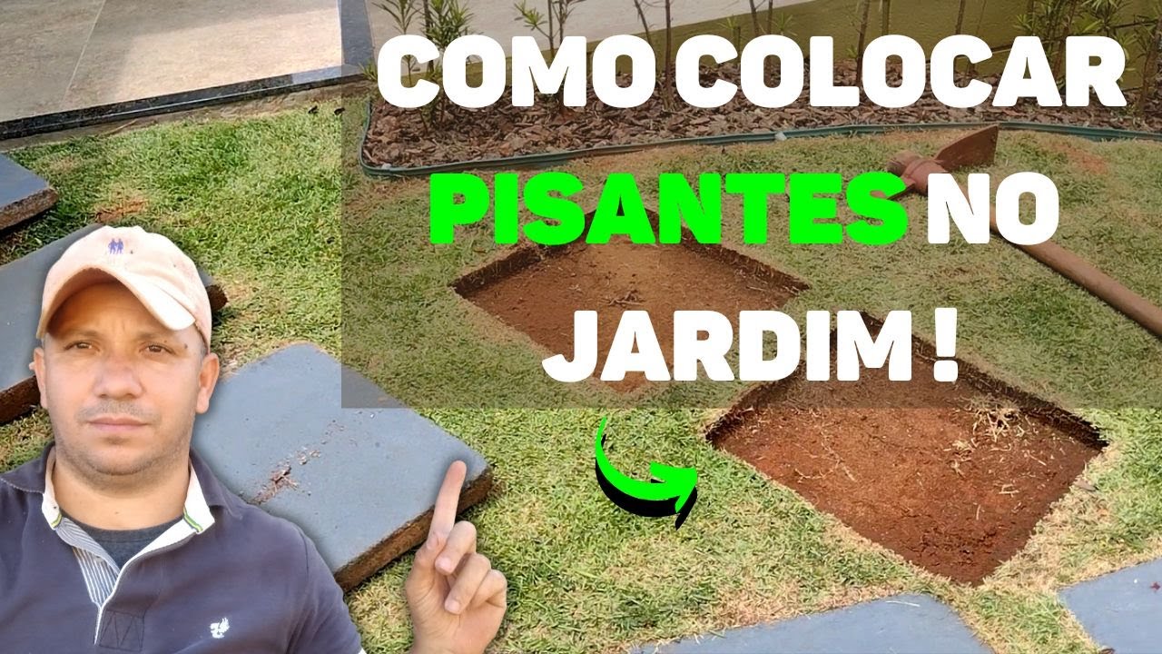 JARDIM - Como Colocar Pisantes no Jardim - Dia Dia do Jardineiro