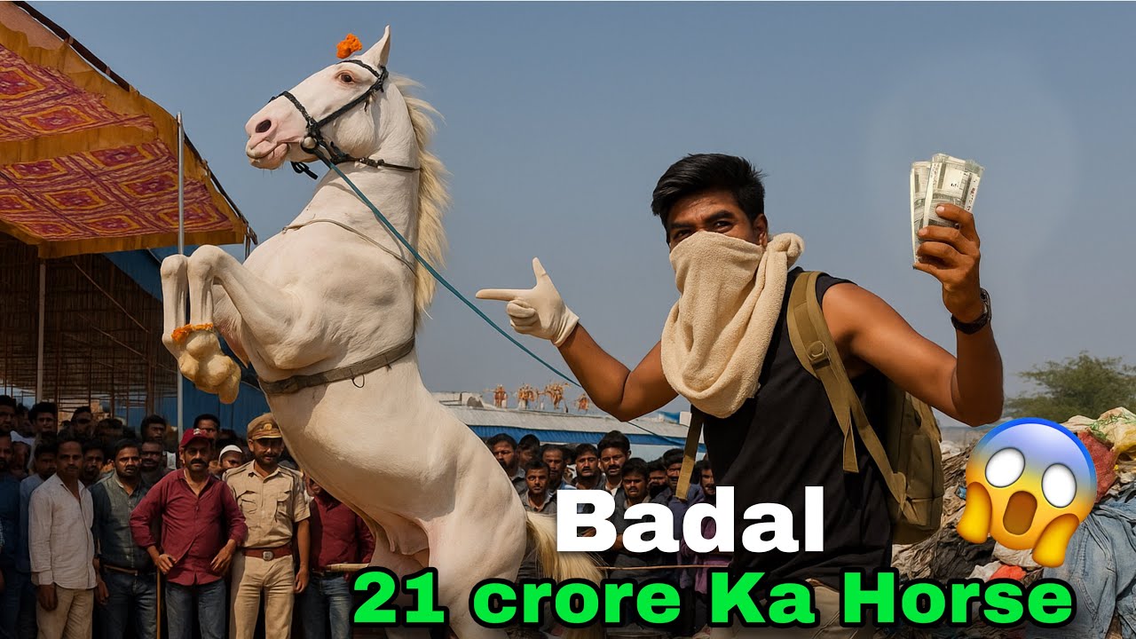 बादल की हुई नीलामी पुष्कर मेला 2025 😍 Badal horse 2Crore 27 Oct Pushkar Fair 