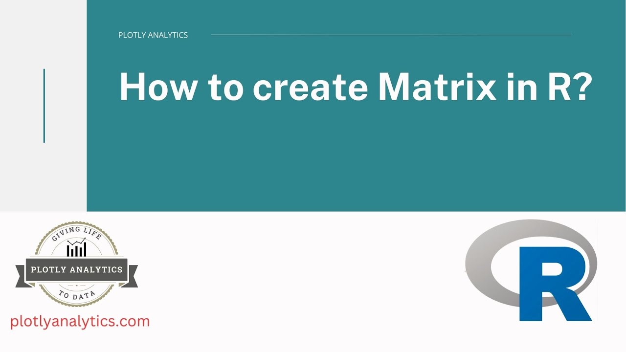 How to create matrix in R?