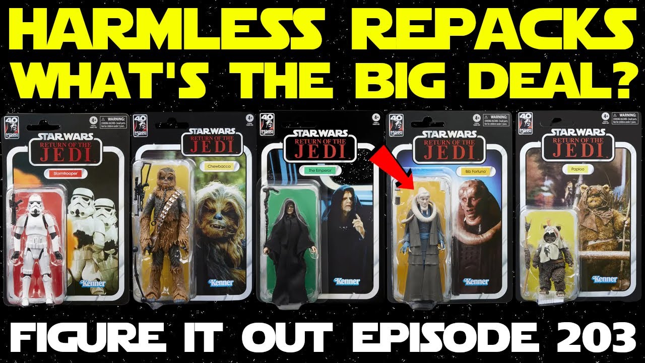 NEW BLACK SERIES REVEALS! Why Are People So Mad About Harmless Repacks? - Figure It Out Ep. 203