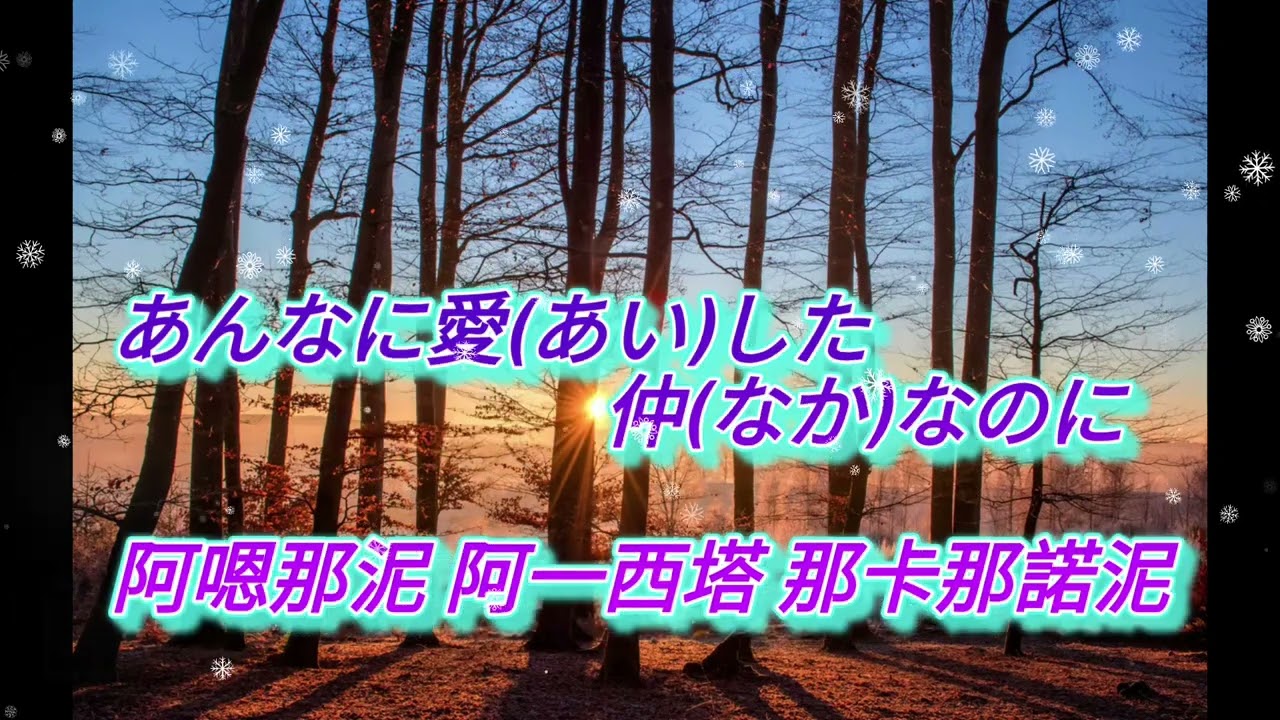 006星影(ほしかげ)のワルツ（星夜的離別）-日翻中注音(銀髮族快樂學日語.第一冊第6首)