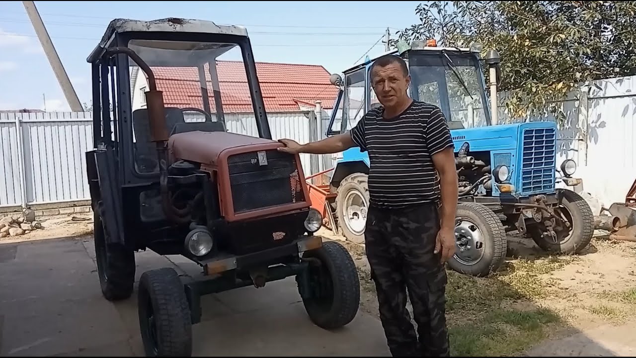 Обзор самодельного 🚜 трактора с двс ВАЗ-2106
