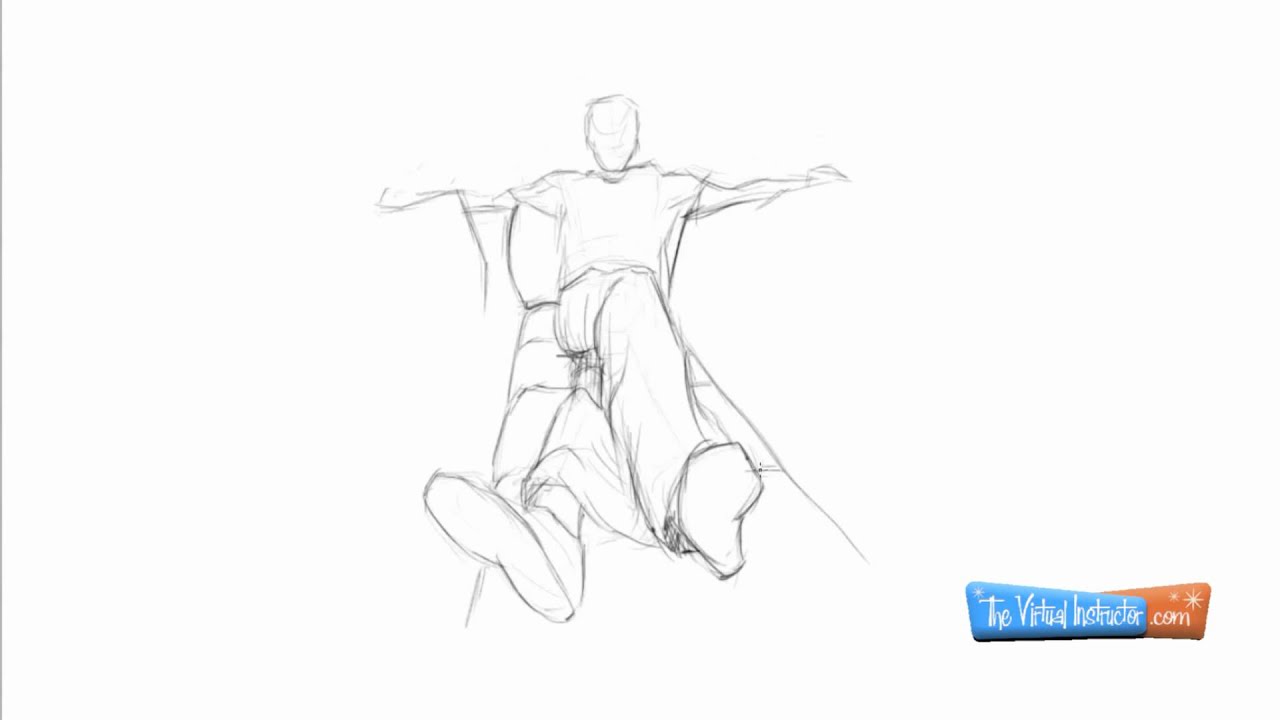 How to Draw a Person Lying Down