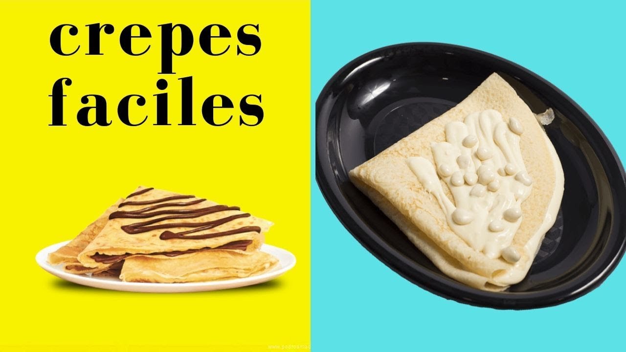 💚C&oacute;mo hacer crepes dulces caseros faciles | how to make crepes at home