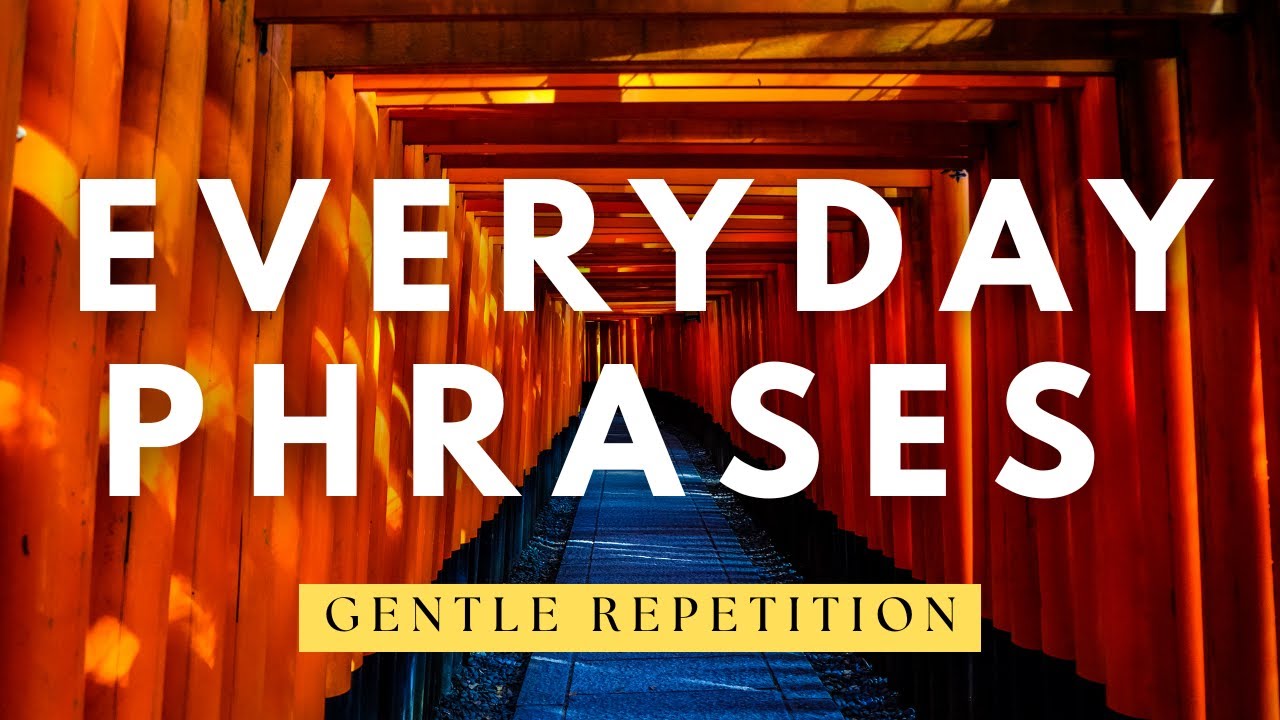 Gentle Japanese Immersion l Simple Daily Phrases