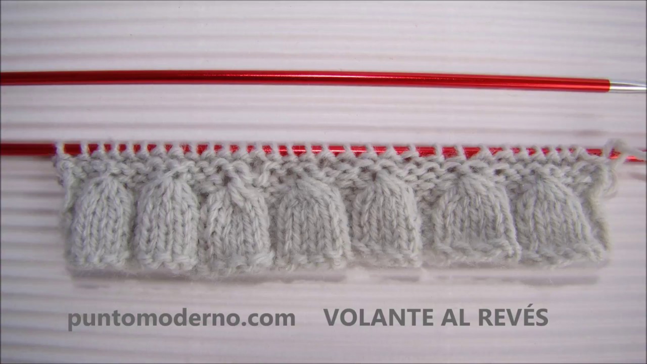 VOLANTE TEJIDO (AL REVÉS)