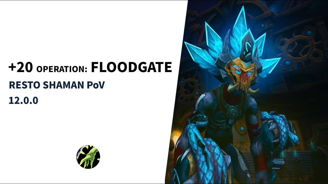 [TWW12.0.0] +20 Operation: Floodgate - Resto Shaman PoV_ +20 작전명 : 수문 - 복원 주술사