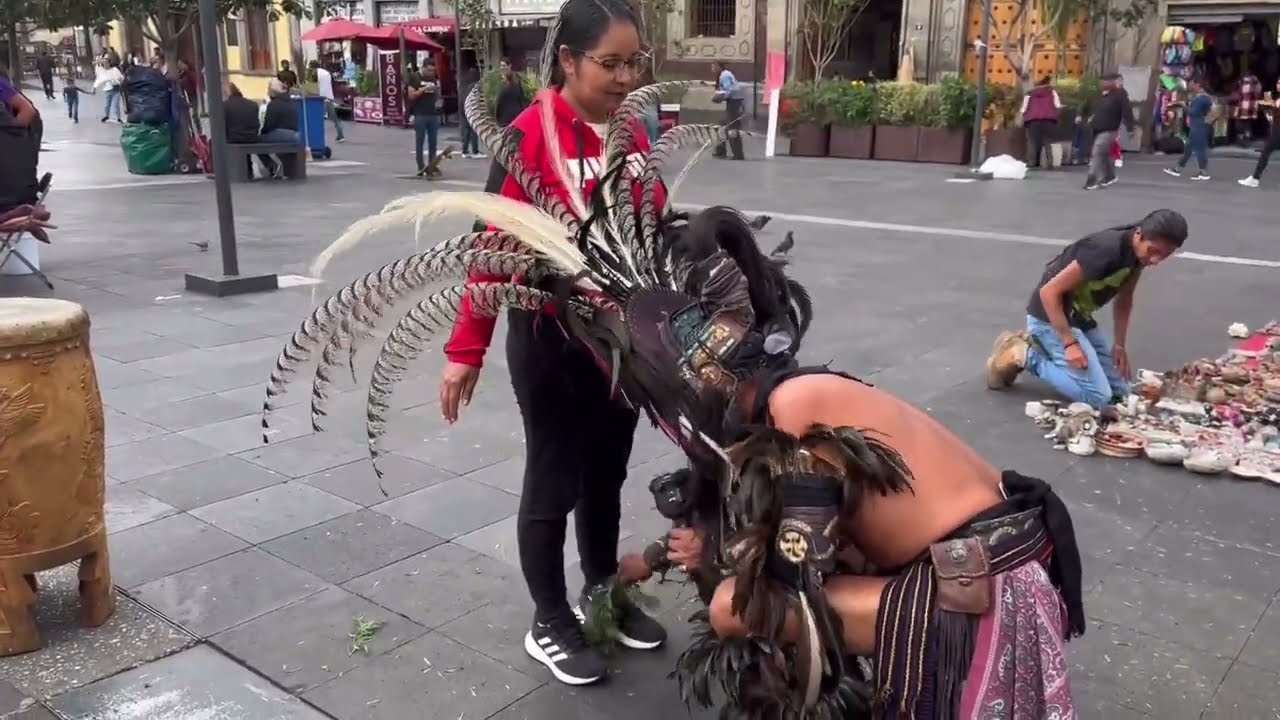 Zócalo de la Ciudad de Mexico  Limpia de purificación