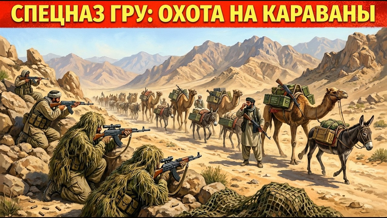 КАРАВАННАЯ ВОЙНА: КАК СПЕЦНАЗ ГРУ ПЕРЕХВАТЫВАЛ ОРУЖИЕ ИЗ ПАКИСТАНА