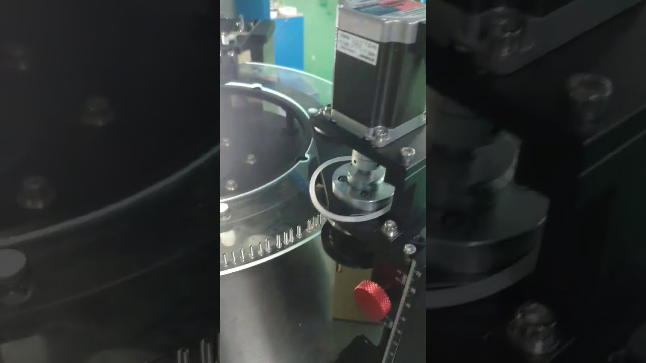 Optical sorting machine for screws