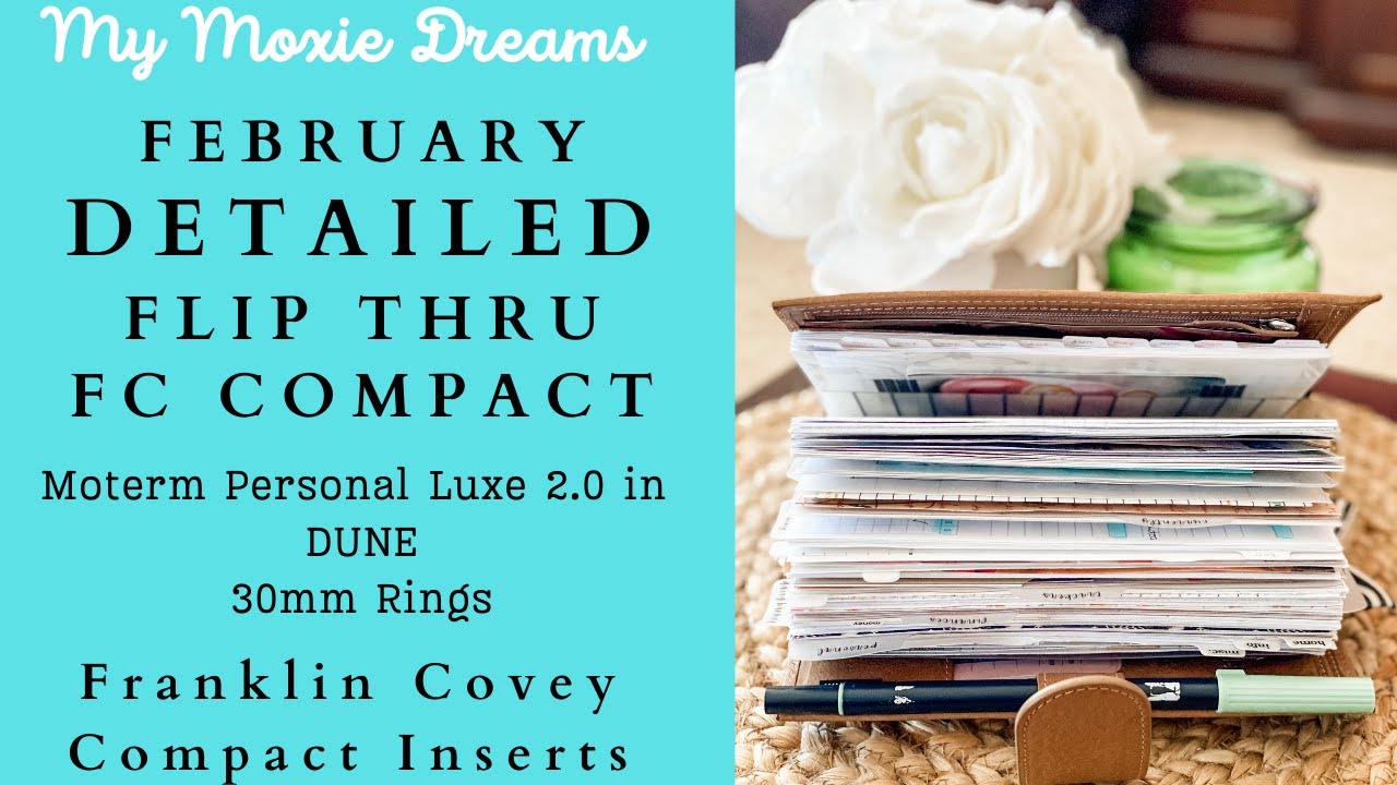 February DETAILED Flip Thru | FCC Compact Inserts | Moterm Luxe 2.0 Dune | Functional Planner