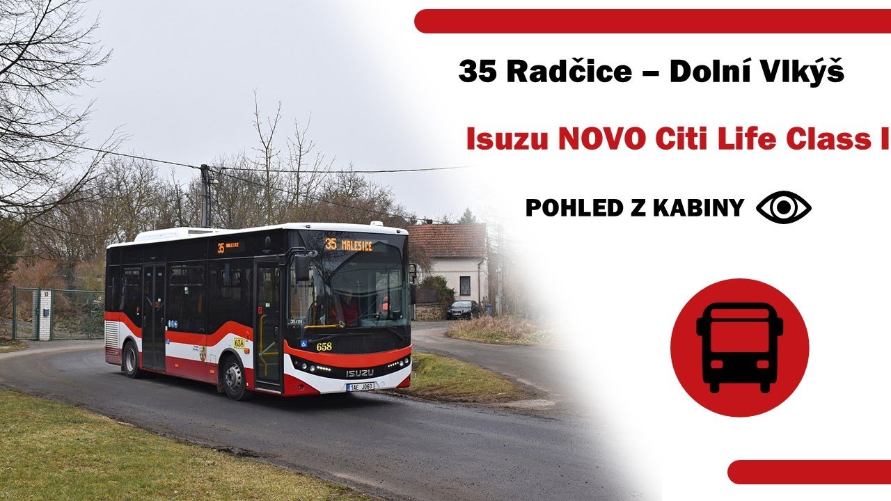 Linka 35 Radčice - Malesice - Dolní Vlkýš a zpět