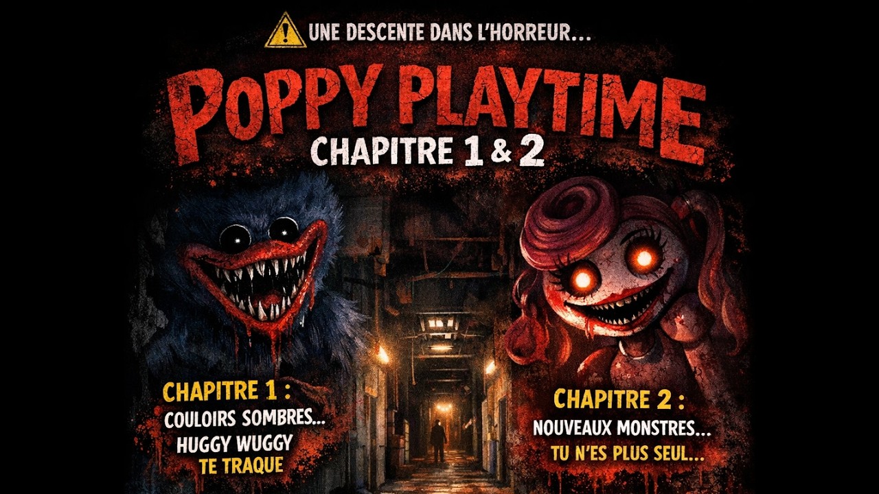 Poppy Playtime Chapitre 1 & 2 – Une descente dans l’horreur…