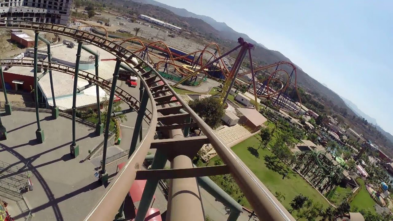 Gold Rush Express Mine Train Roller Coaster Adlabs Imagica Mumbai India